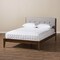 Baxton Studio Leyton Light Grey and Brown Finish Wood Queen Size Platform Bed 135-7379 - alternate 7